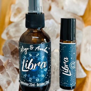 Zodiac Crystal Infused Essential Oil Blends