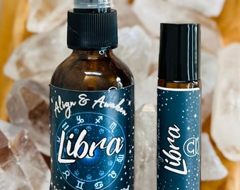 Zodiac Crystal Infused Essential Oil Blends