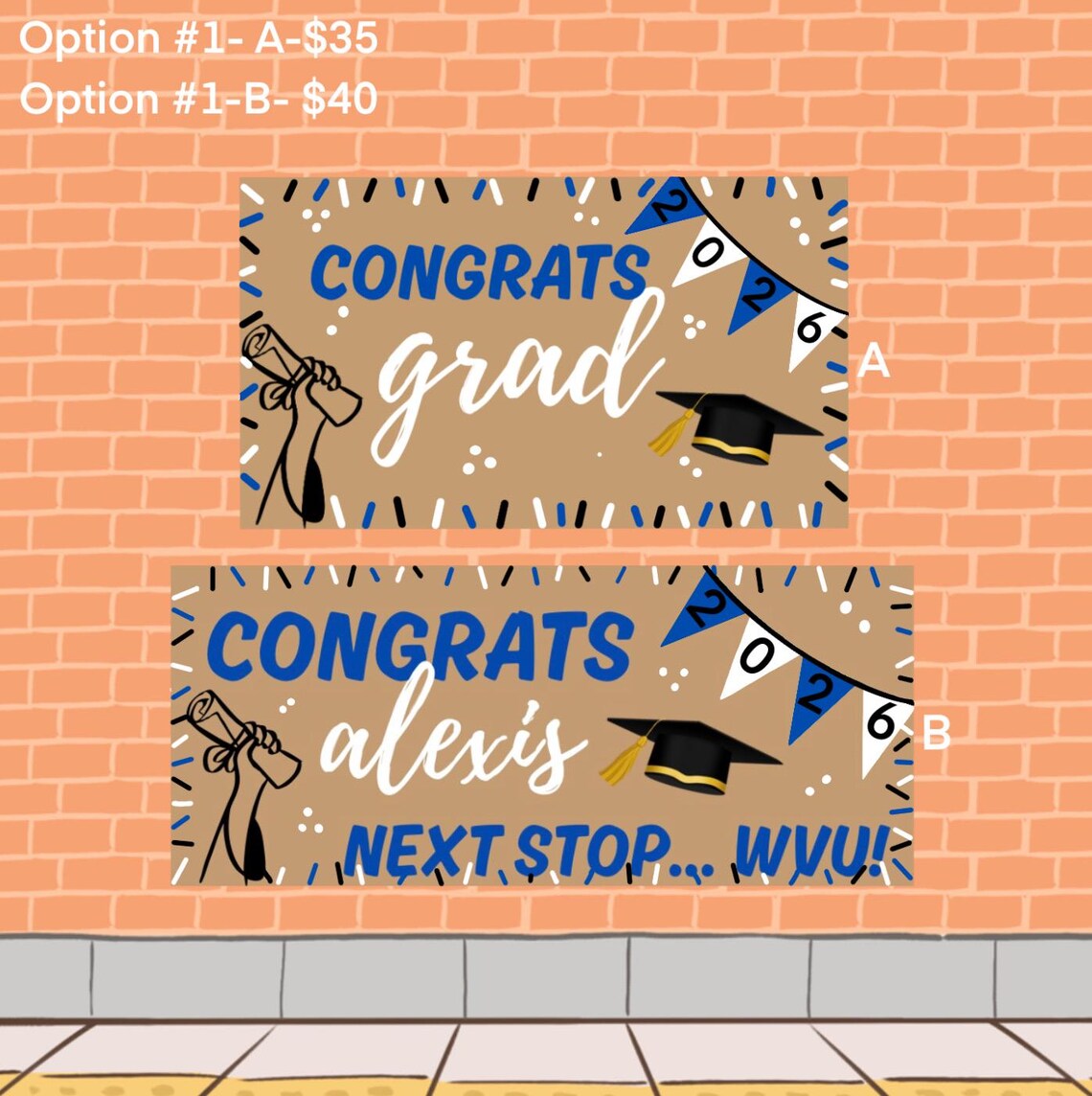 Graduation Banner - Etsy