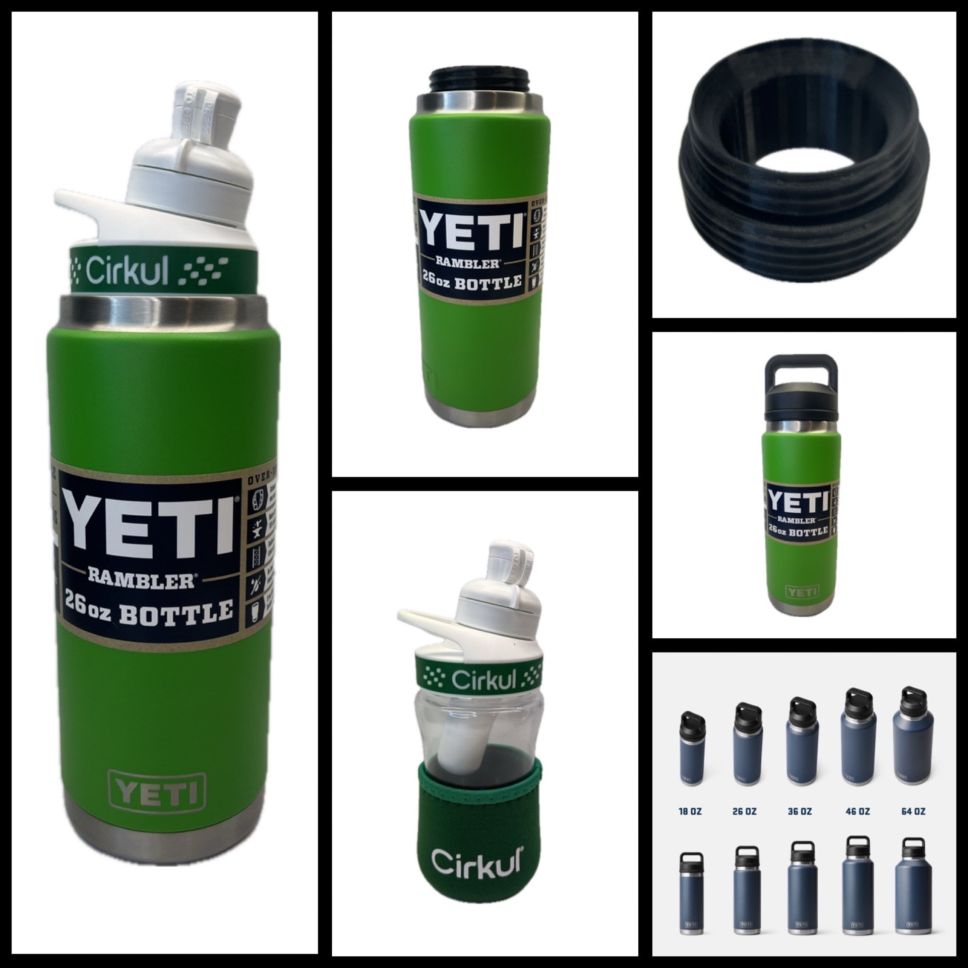 Bottle Sling Carrier For YETI Rambler 64 46 36 26 18 12 oz Water