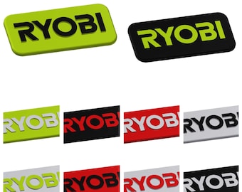 Logotipo de RYOBI Cartel de plástico