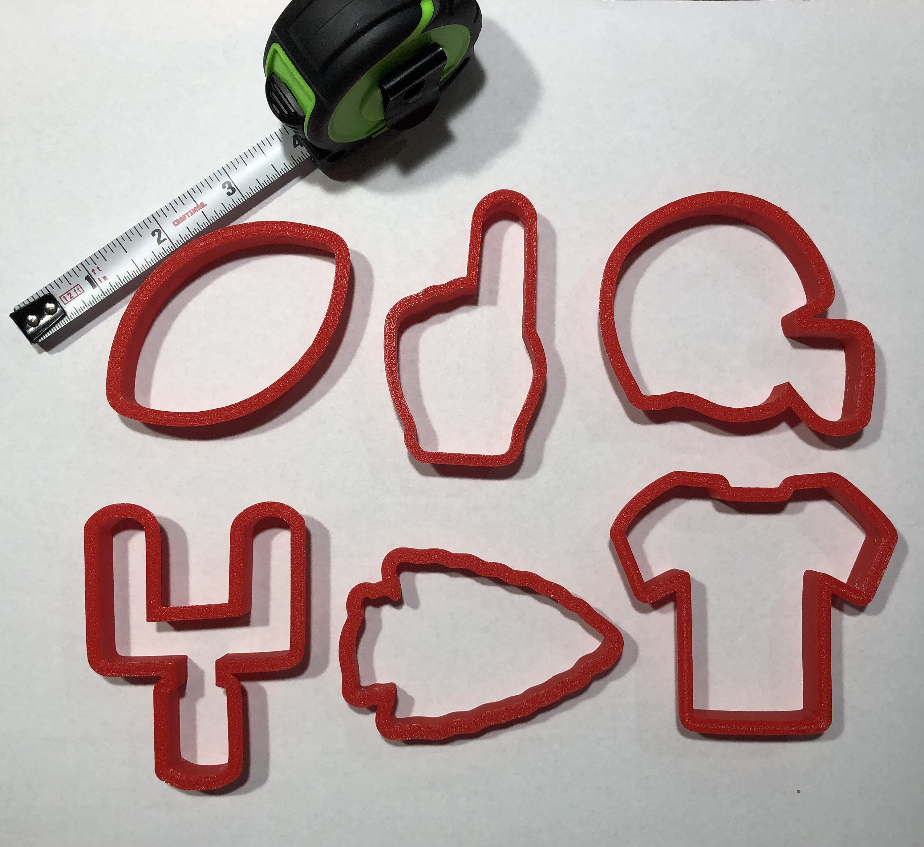 Kansas City KC Chiefs NFL Football Cookie Cutter Set Etsy
