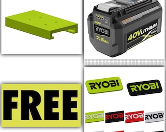 RYOBI 40V Lithium Battery Holder FREE 