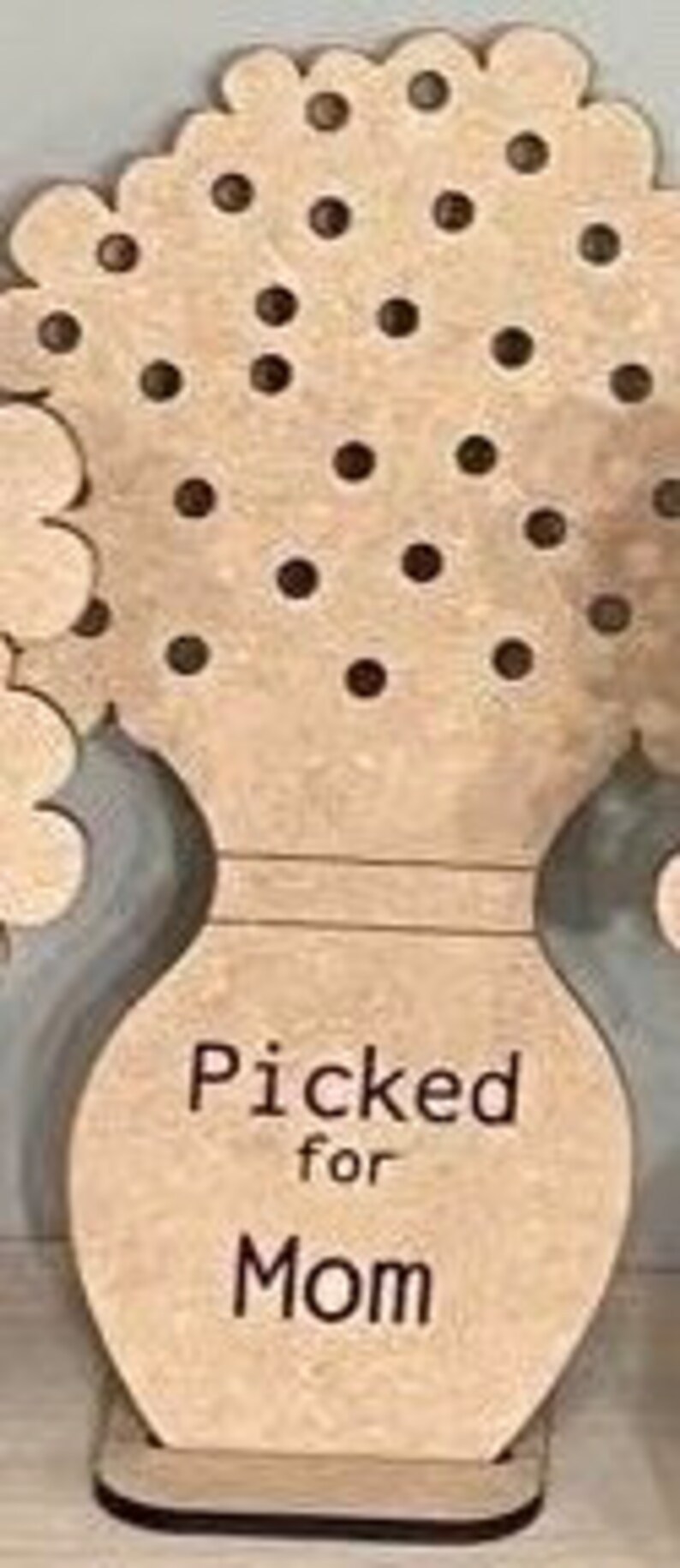 Personalized Picked for Mommy Flower Stand / Dandelion Mommy Etsy