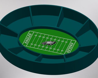 Philadelphia Eagles Football Party Snack Food Tray | Super Bowl Food Tray | Super Bowl Snack Tray | Super Bowl Serving Tray | Snackadium