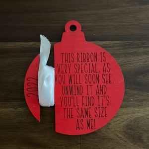 Christmas 2022 - Child Growth Keepsake Ornament