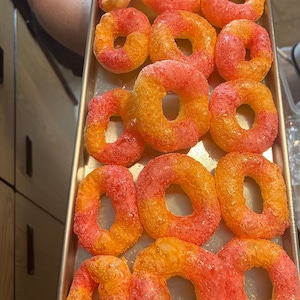 Winkle Berry Freeze Dried Peach Rings BIG