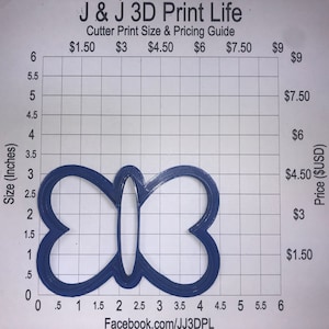 Butterfly - 3D Printed Cookie Cutter