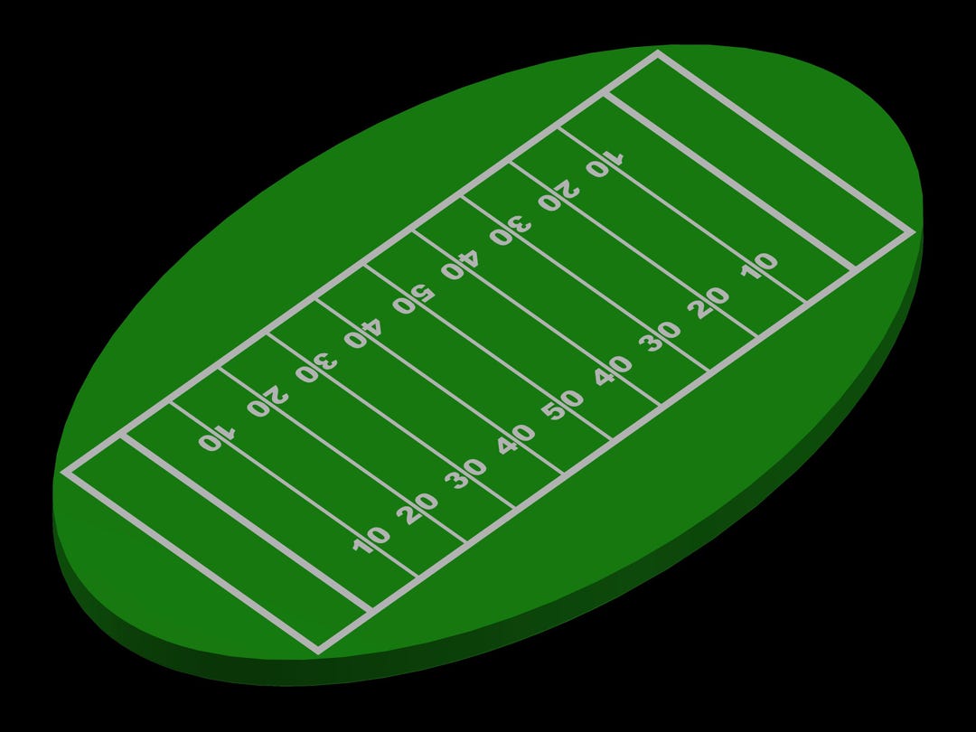 Centerpiece Inserts for NFL Football Themed Party Tray Snackadium (link ...