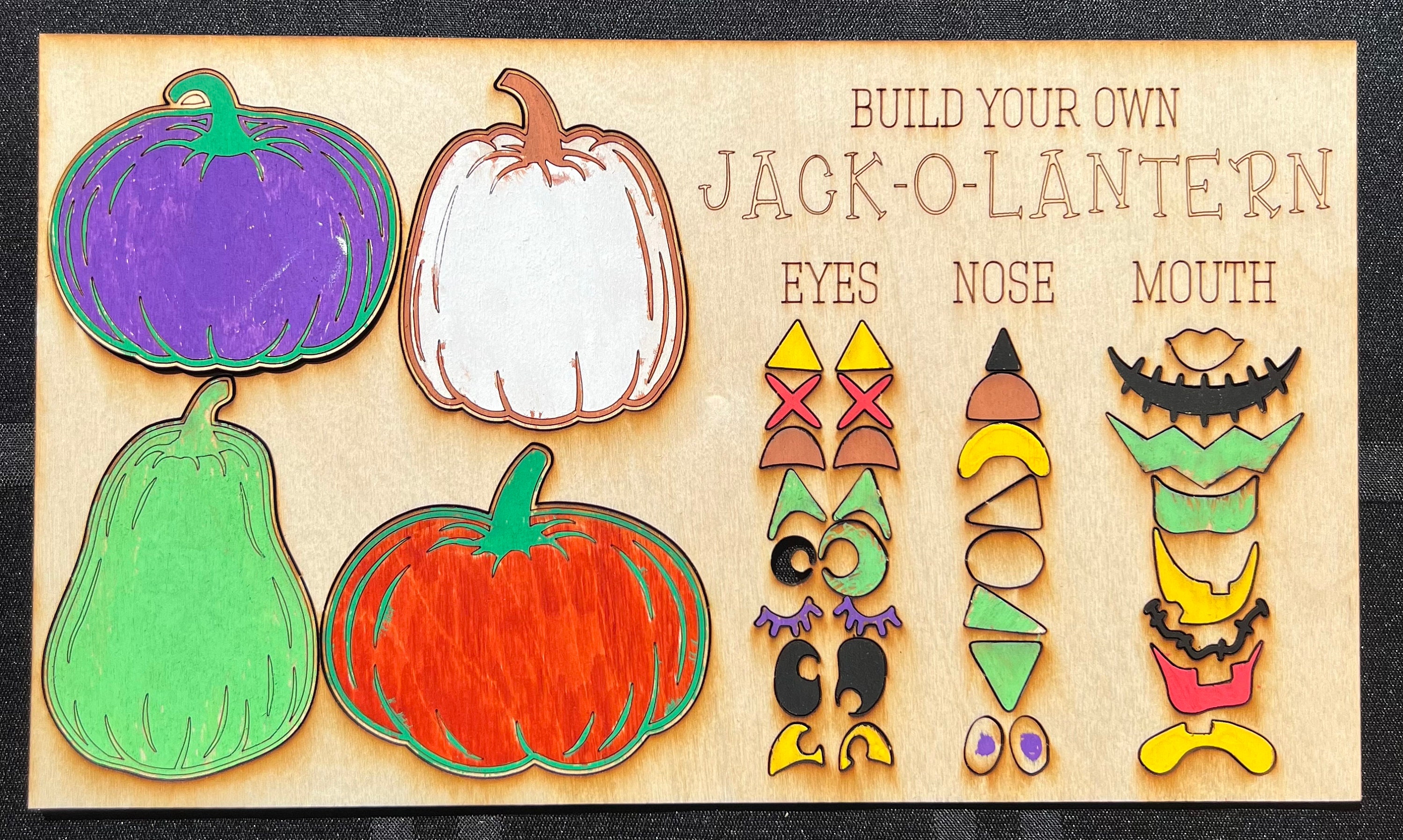 Build Your Own Jack O Lantern / Kids Halloween Kit / Cute Halloween ...