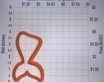 Mermaid Tail - 3D Printed Cookie Cutter
