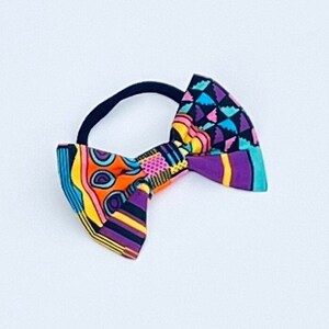Ankara headband/ African print headband / baby and kids Hair accessories / Ankara bow/ African print  Ankara nylon headband, purple kente