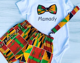 Kente outfit/African print boy clothes, Ankara boy outfit, African print clothes, African baby clothes