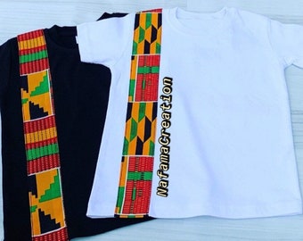 Adult Kente custom shirt, African print shirt, Ankara clothes, African print clothes, green kente, ADULT SIZE