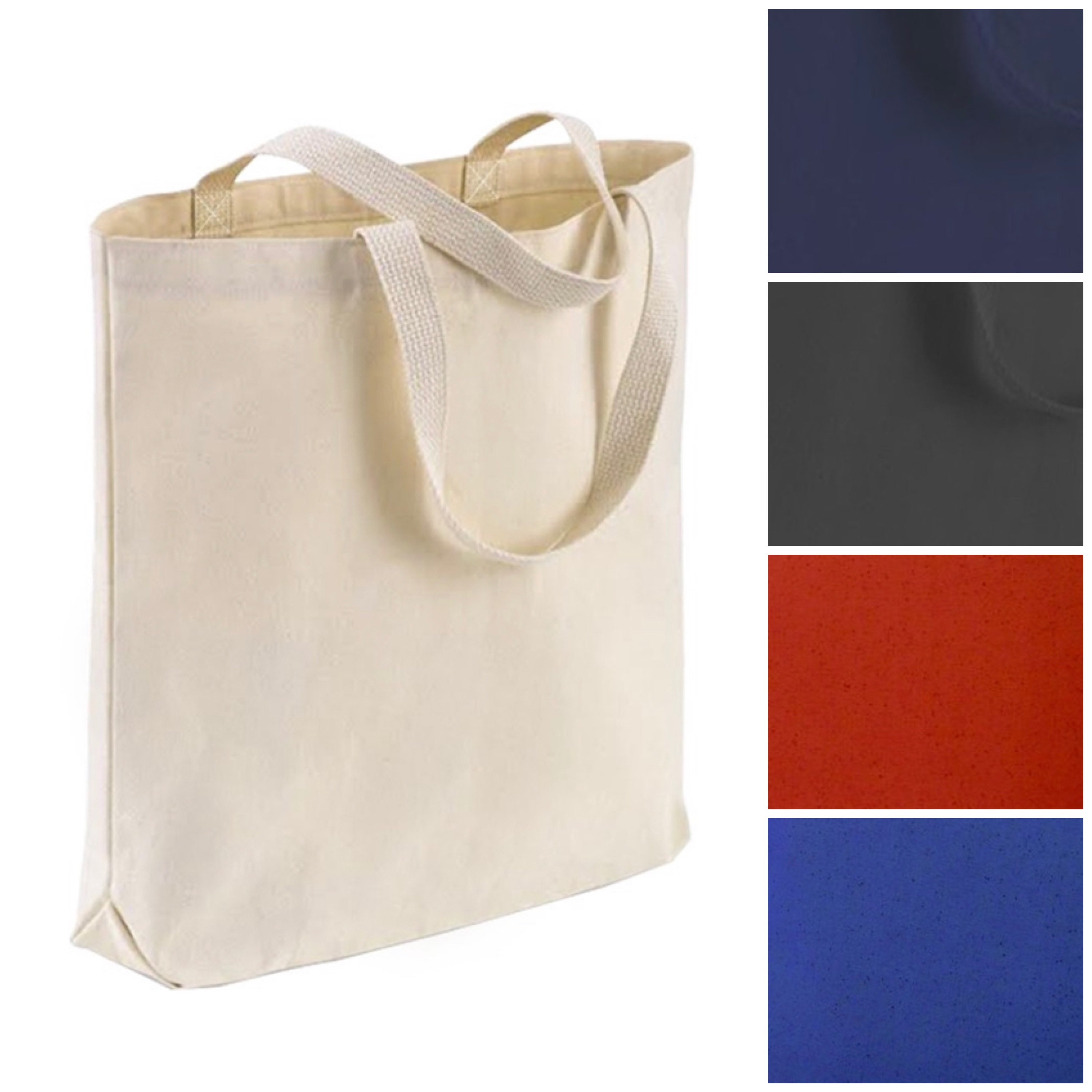 New FACTORY SECONDS Blank Tote Bag Extra Large Heavy Duty Canvas