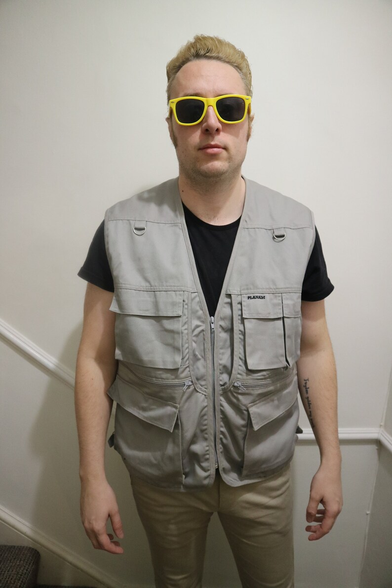 Vintage 90s Tactical Vest Utility Waistcoat XXL RARE Utility Etsy