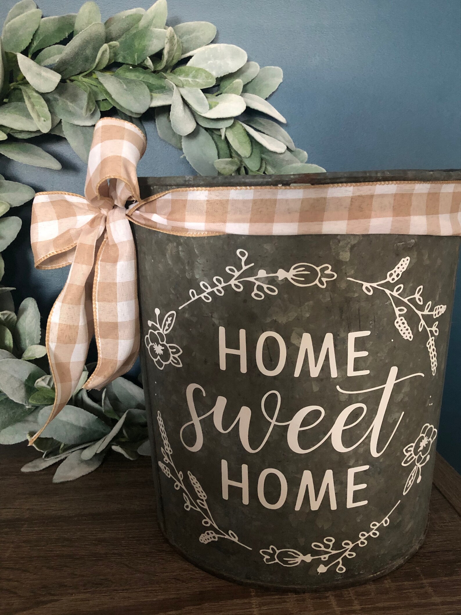 Farmhouse Sap Bucket Decor Etsy