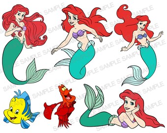 Ariel Svg Etsy