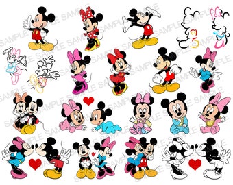 Download Mickey Mouse Silhouette Svg Mickey Mouse Abstract Svg Mickey Etsy SVG Cut Files