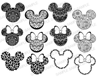 Download Mickey Mandala Svg Etsy