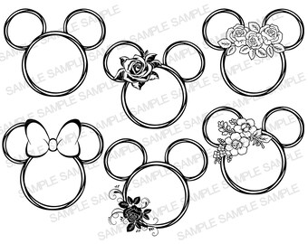 Download Minnie Mouse Flower Etsy