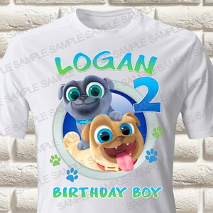 Puppy Dog Pals Iron On Transfer, Puppy Dog Pals Birthday Boy Iron On Transfer Puppy Dog Pals Birthday Shirt Iron On Transfer Only PNG
