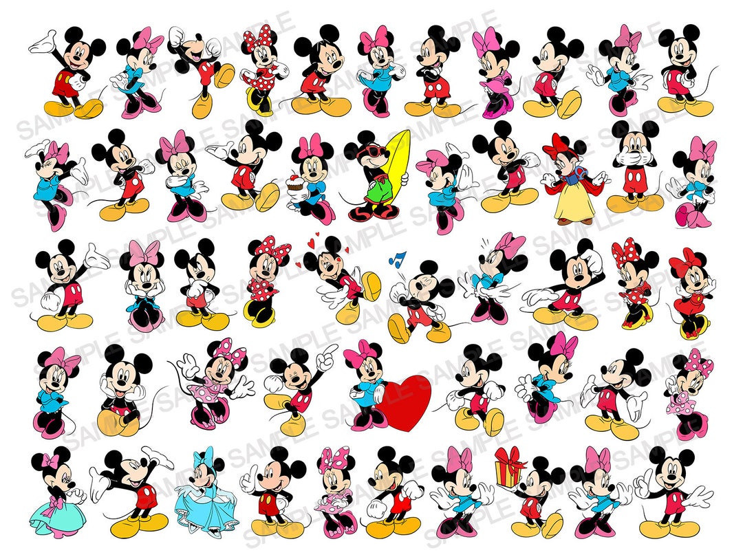 Paquete de ratón SVG silueta SVG Cricut SVG imágenes prediseñadas en ...
