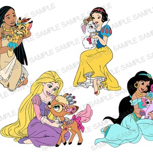 Princess SVG Bundle, Palace pets SVG, Princess SVG, Princess Pets Svg, Pets Svg, Palace pets cricut, Belle svg