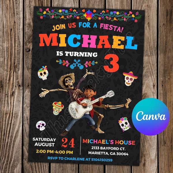 Coco Invitations - Etsy