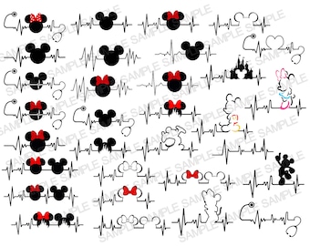 Heartbeat SVG, Cricut svg, Clipart, Layered SVG, Files for Cricut, Cut files, T Shirt svg png, Shirt Svg File