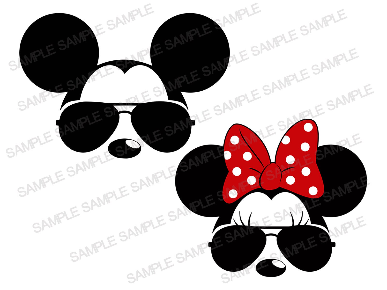 Mickey With Sunglasses Svg Mickey Mouse Svg Silhouette Png Disney Svg
