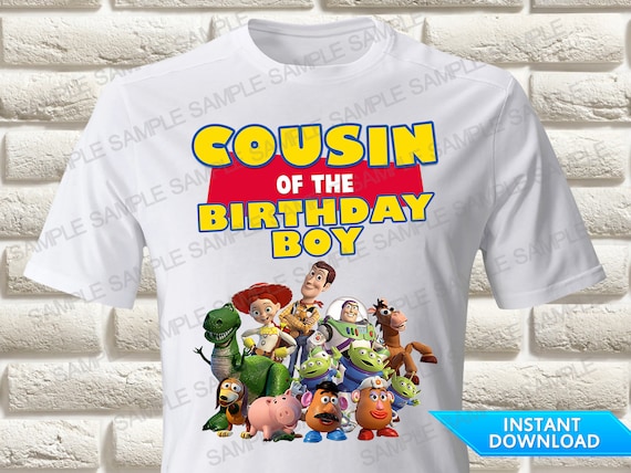 Download Toy Story Cousin Of The Birthday Boy Iron On Transfer Toy Etsy
