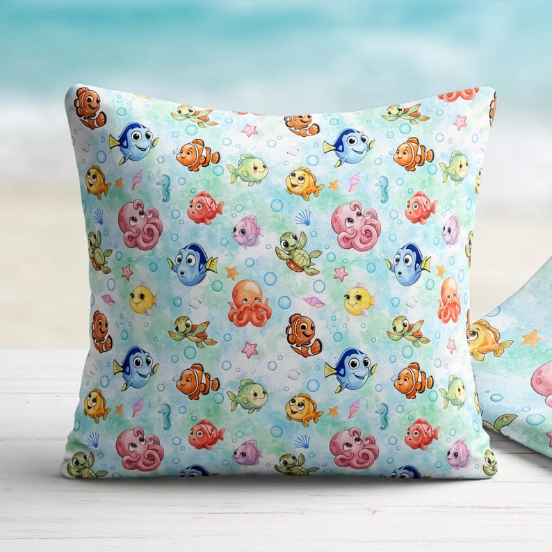 Finding Nemo Seamless Pattern Finding Nemo Pattern Finding Dory Digital ...