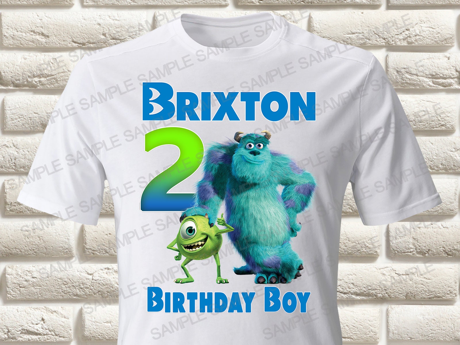 Monsters Inc Iron On Transfer Monsters Iron On Transfer Etsy