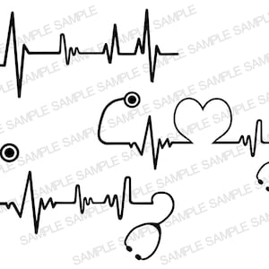 Heartbeat SVG-bundel, Heartbeat-bundel SVG Heartbeat SVG Heartbeat Clipart verpleegkundige Svg Heartbeat Clipart Heartbeat gesneden bestanden Heartbeat Cricut