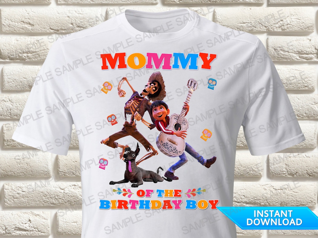 Coco Mommy of the Birthday Boy Iron on Transfer, Coco Iron on Transfer ...