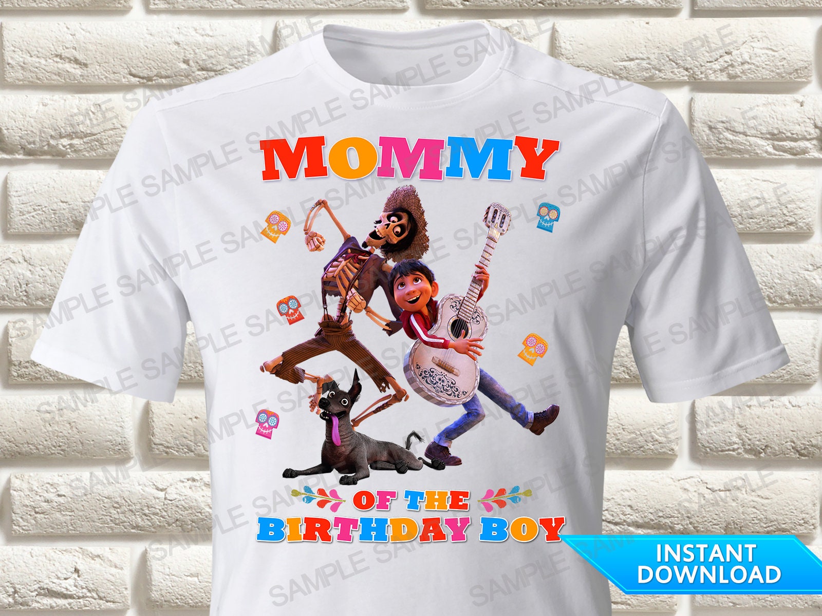 Coco Mommy of the Birthday Boy Iron on Transfer Coco Iron on | Etsy
