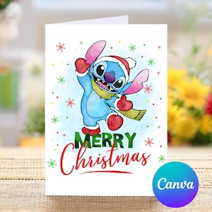 Carte personnalisée de joyeux Noël au point, carte de joyeux Noël, Noël au point, jolie carte