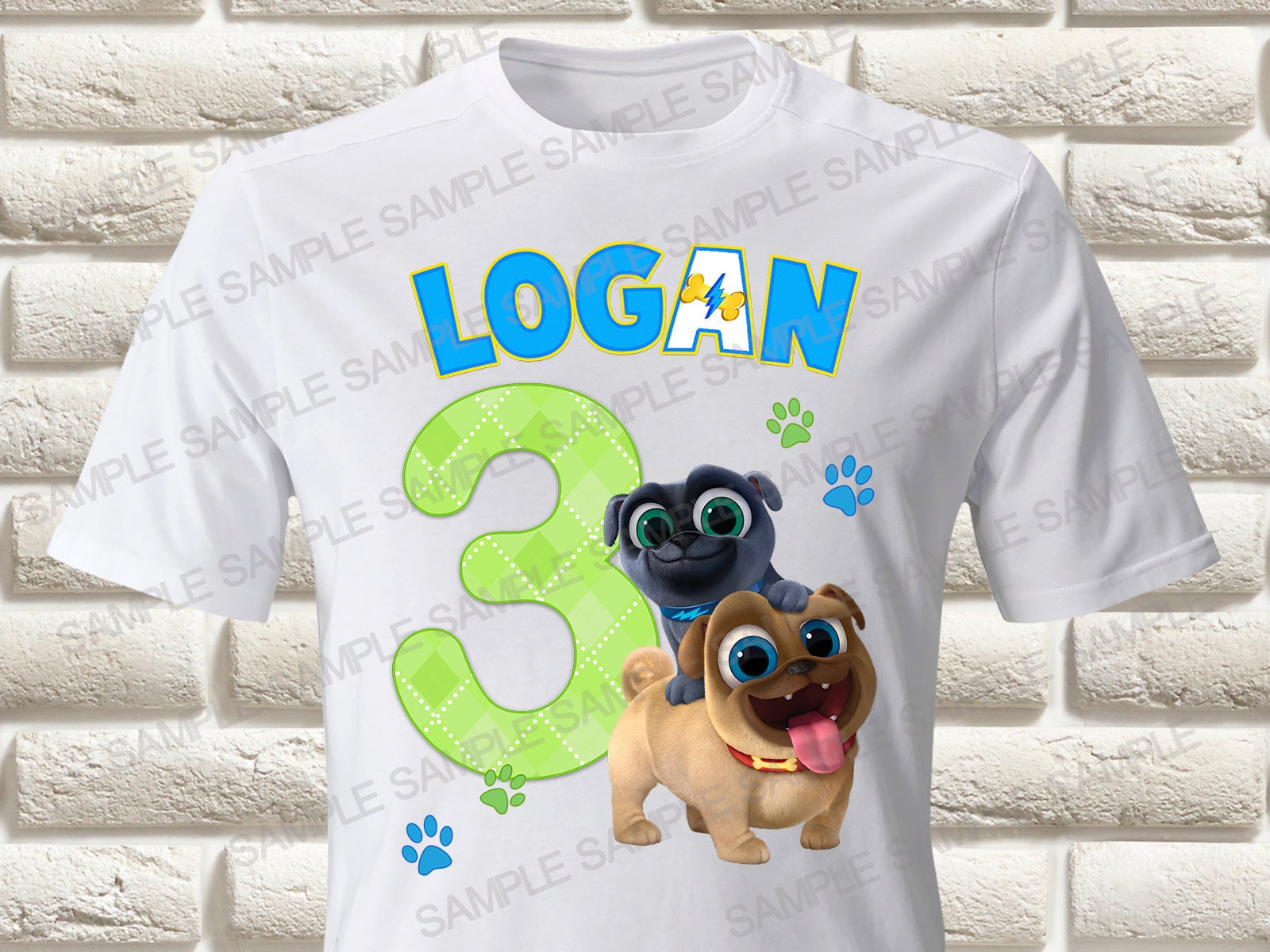 puppy dog pals t shirt adults