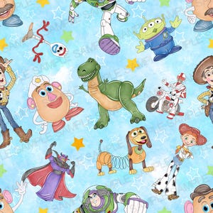 Toy Story Seamless Pattern Toy Story Pattern Woody Digital Pattern Buzz Lightyear Watercolor Background Pattern