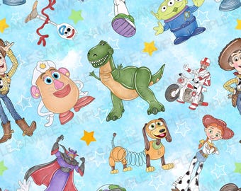 Toy Story Seamless Pattern Toy Story Pattern Woody Digital Pattern Buzz Lightyear Watercolor Background Pattern