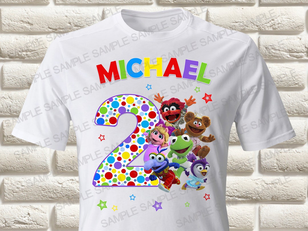 Muppet Babies Iron on Transfer, Muppet Babies Birthday Boy Iron on
