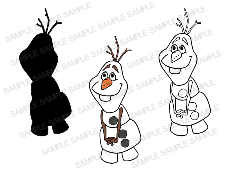 Download Olaf SVG Frozen SVG Disney Olaf SVG File Olaf Clipart Olaf ...