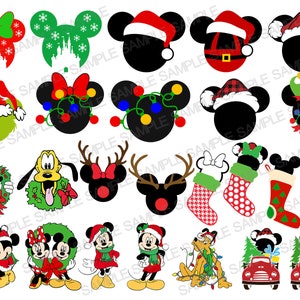 Christmas SVG,  Head SVG Bundle, Santa Svg, Cricut svg, Clipart, Layered SVG, Files for Cricut, Cut files, T Shirt svg png, Shirt Svg File