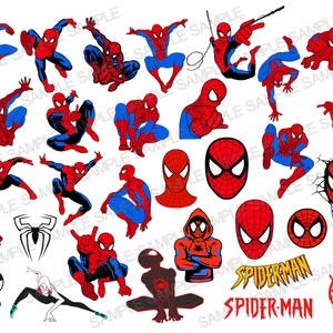Spiderman SVG, Spider Verse SVG, Spiderman Clipart, Spider Verse Clipart, Spiderman Silhouette, Spiderman Digital, Spider Verse Digital