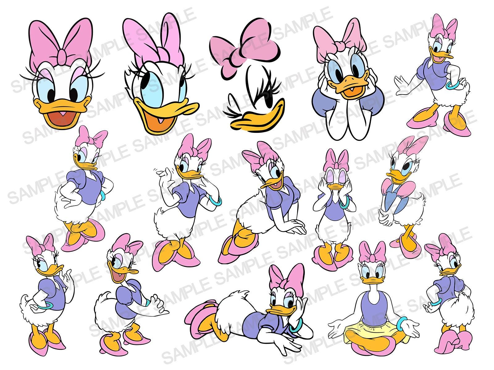 新品☆デイジーダック Daisy Duck アヒル デイジー ダック 油絵