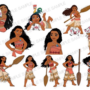 Moana SVG, Moana PNG, Cricut svg File, Layered svg, Cut files, fall svg