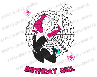 Spider Gwen SVG, Gwen Verse SVG, Spider Gwen Clipart, Spider Verse Clipart, Spider Gwen Silhouette, Spider Gwen Digital