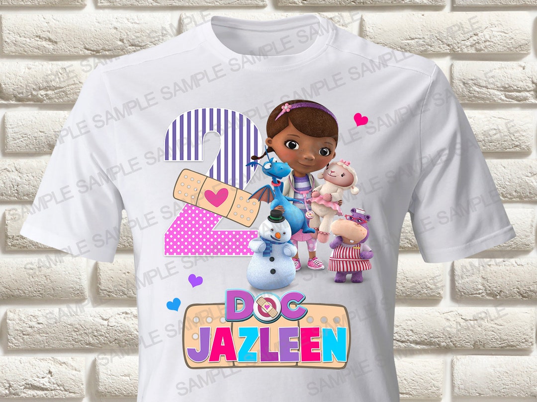 Doc Mcstuffins Iron on Transfer Doc Mcstuffins Birthday Girl Iron on ...