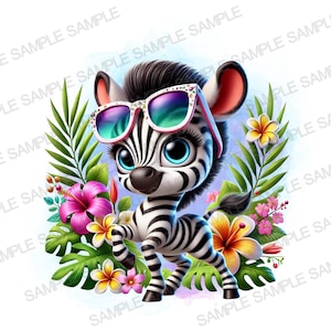 Baby zebra clipart Zebra Png Zebra Clipart Cute Zoo Animals Zebra Sublimation Files DIGITAL DOWNLOAD Printable